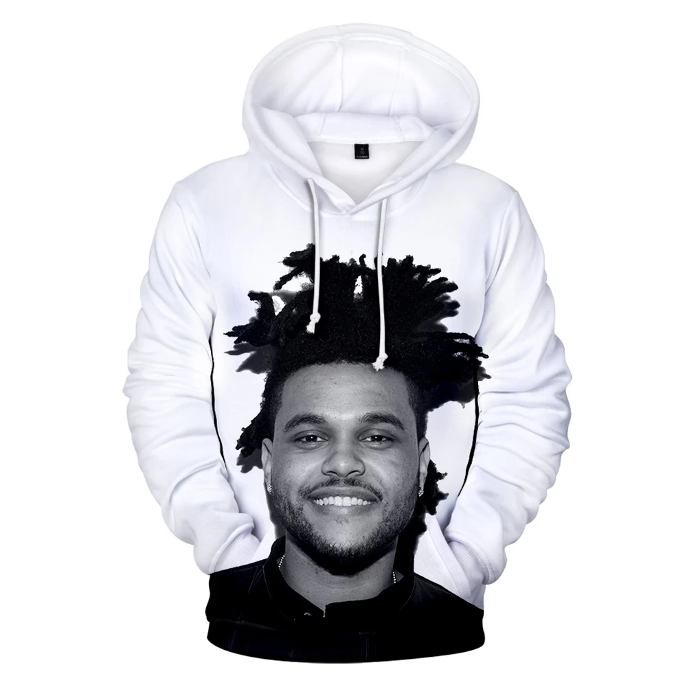 New Sale Fashion Print Casual Hip Hop the weeknd 3D hoodie Casual Coats tops 4