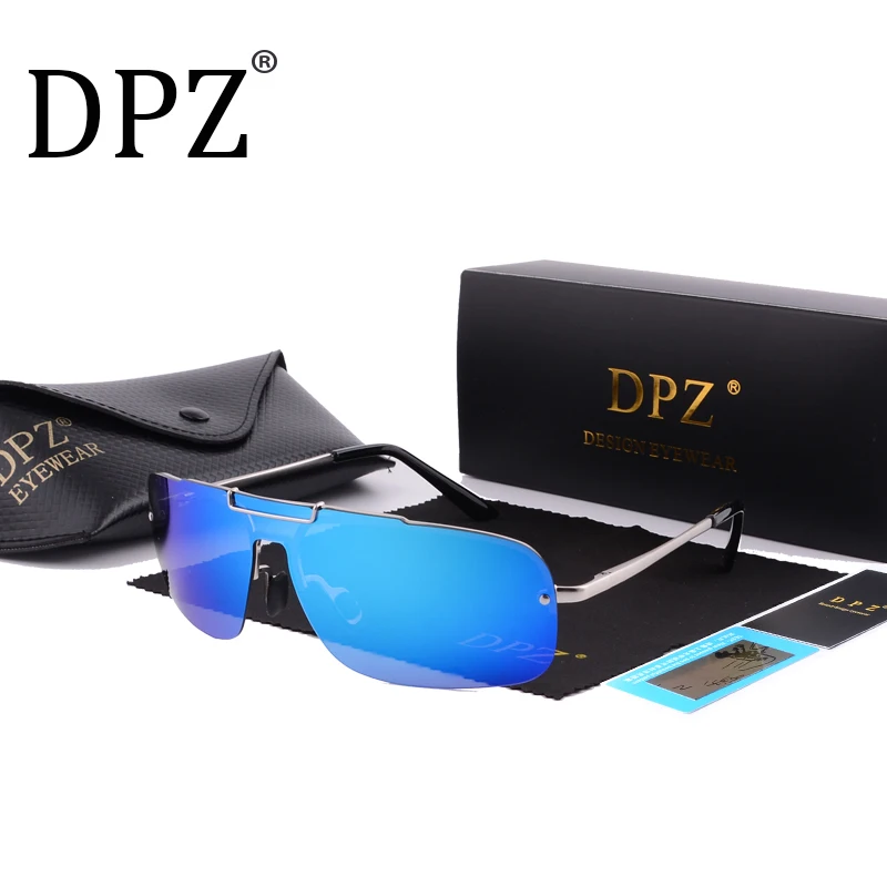 

2020 DPZ Fashion Polarized Sunglasses Men women Brand Designer rays Goggle Men's Integrated Eyewear Sun glasses UV400 de sol
