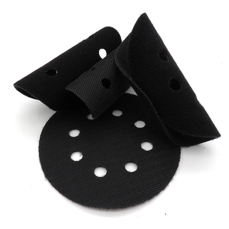 2 pack New 5 Inches(125mm) 8 Holes Ultra-thin Surface Protection Interface Pad for Sanding Pads Hook&Loop Sanding Discs Sponge