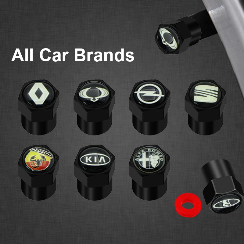

4pcs Metal Car Wheel Tire Valve Stems Caps Decoration Auto Accessories For Chevrolet Cruze Captiva Lacetti Aveo Niva Trax Onix