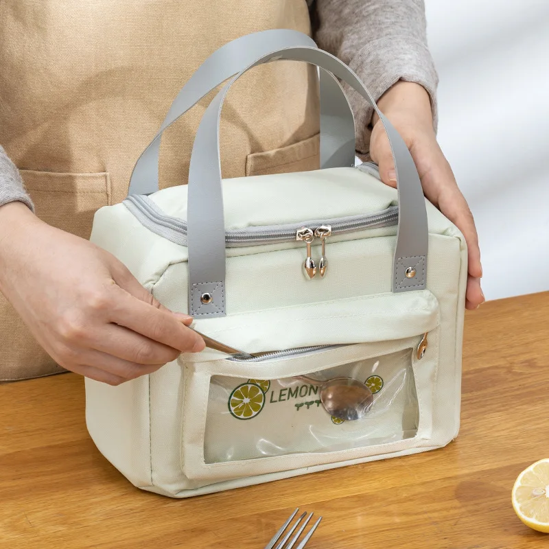 Waterproof Insulated Lunch Box Bags Women's Kids Thermal Bento Cooler Tote Bags for Outdoor Picnic Foods Storage Container lunch bag,bento bag,cooler bag
