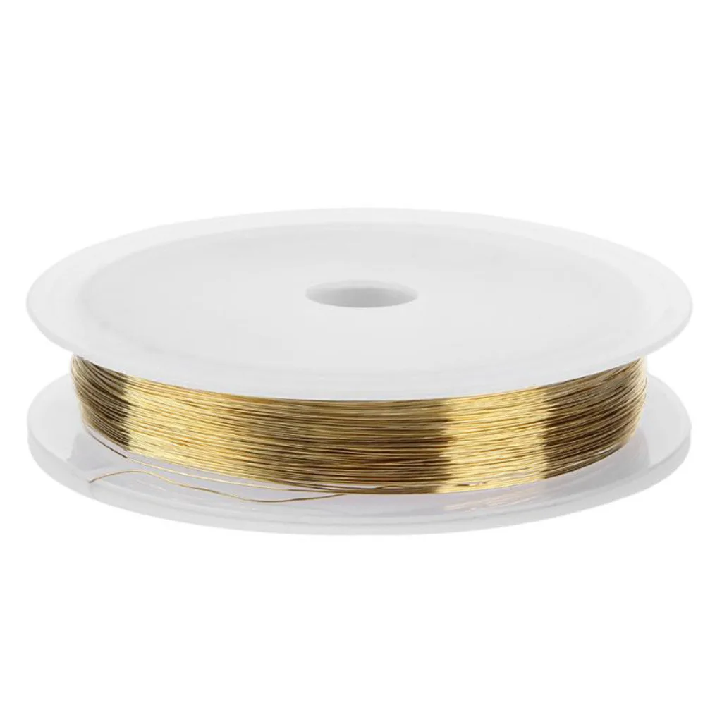 1pcs/Nail Art Copper Wire Soft Brass Line Cords Nail Decoration Nail DIY Design Gold Silver Rose Gold Manicure Supplies Y819