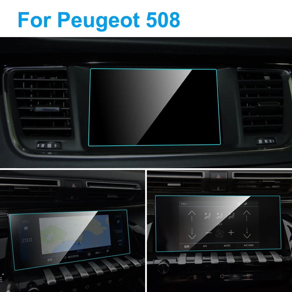 

Car GPS Navigation Screen Protector for Peugeot 508 2011-2019 Auto Interior Tempered Glass Protective Film Car Styling Access