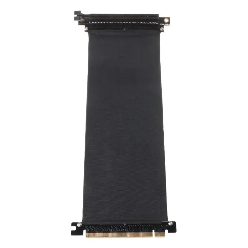 

PCI Express PCIe3.0 16X to 16X Flexible Cable Card Extension Port Adapter 90 Degree Angle Extender Riser Card