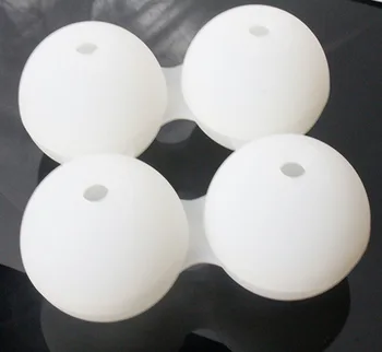 

4 Even Big Mac Huge Snowballs Silicone Ice Tray Circle Diameter 6 Cm Ice Cubes Mould Bar Practical Wine