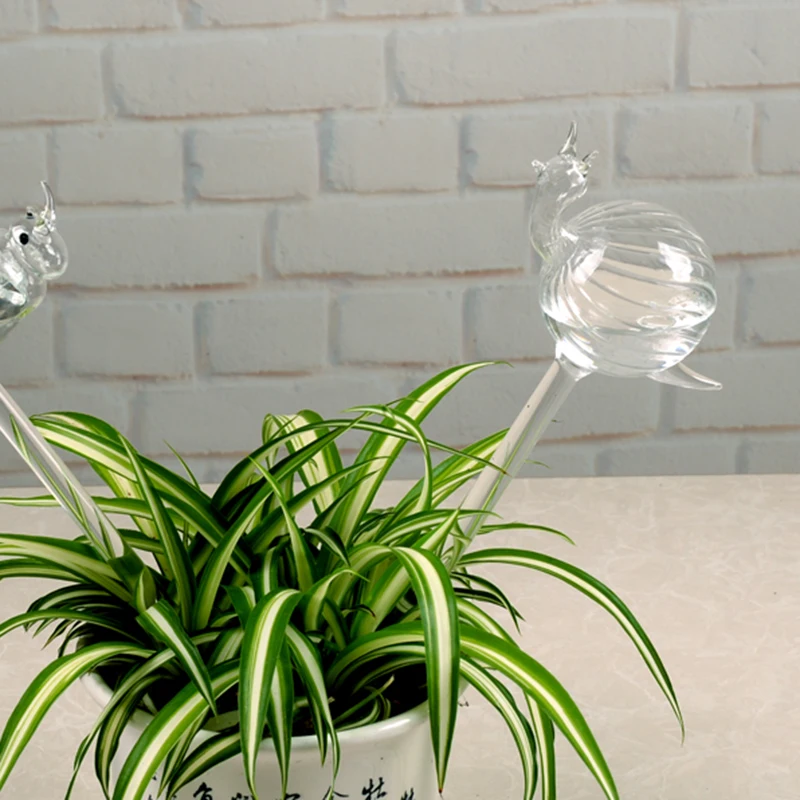 Portable Automatic Watering Planter Vase Terrarium Container Home Wedding Garden
