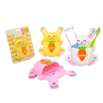 

Wall Mount Suction Cup Storage Toothbrush Holder Dish Soap Hanging Storage Box Toothpaste Wall Sucker Bathroom Sets Household