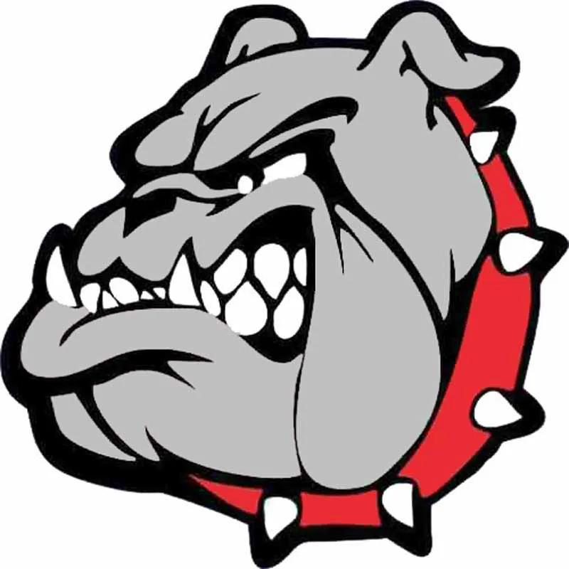 

Personality Car Sticker RED COLLARED BULLDOG Motorcycle Decals Windshield Vinyl Reflective Scratches Waterproof PVC 12cm X 12cm
