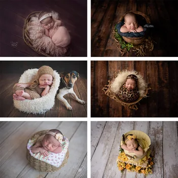 

Mehofond Baby shower Photography Background Newborn Retro Wooden Floor Children Backdrop Photo Studio