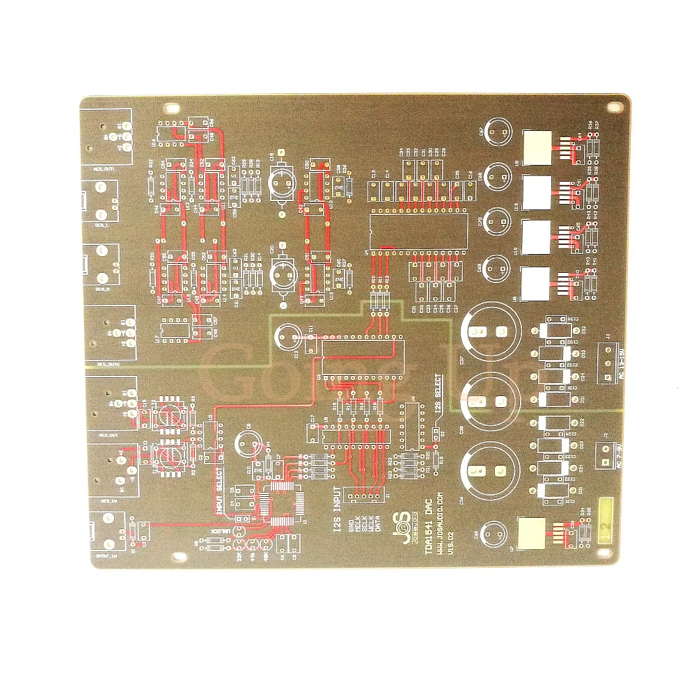 TDA1541 DAC декодер PCB пустая плата