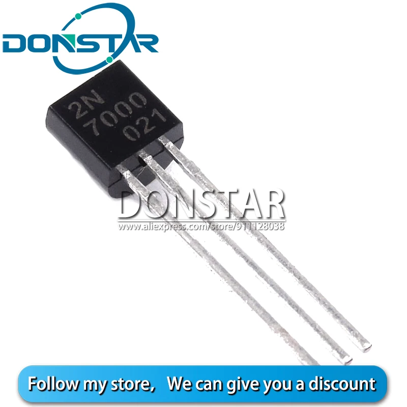 20 шт. 2N7000 7000 TO-92 малый сигнал MOSFET N-канальный триодный транзистор оригинальный и