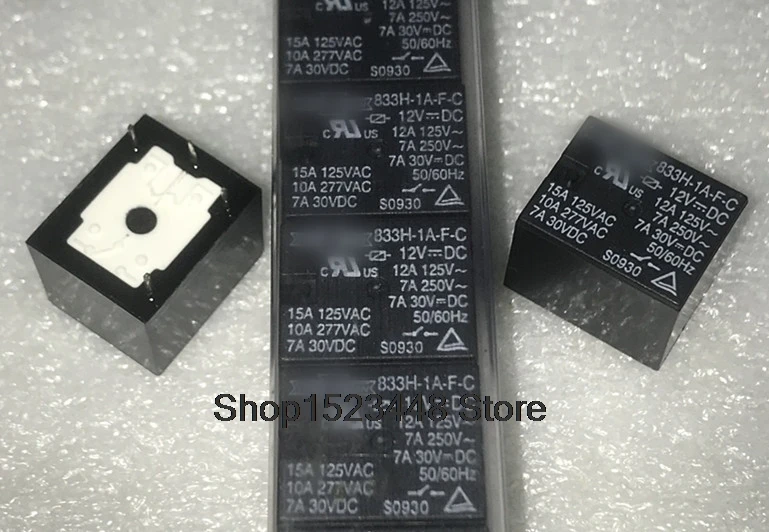 Оригинальный 833H-1A-F-C-12v 833h-1a-f-12vdc 833H-1A-F-C 12v dc 4pin 5 шт./лот | Обустройство дома