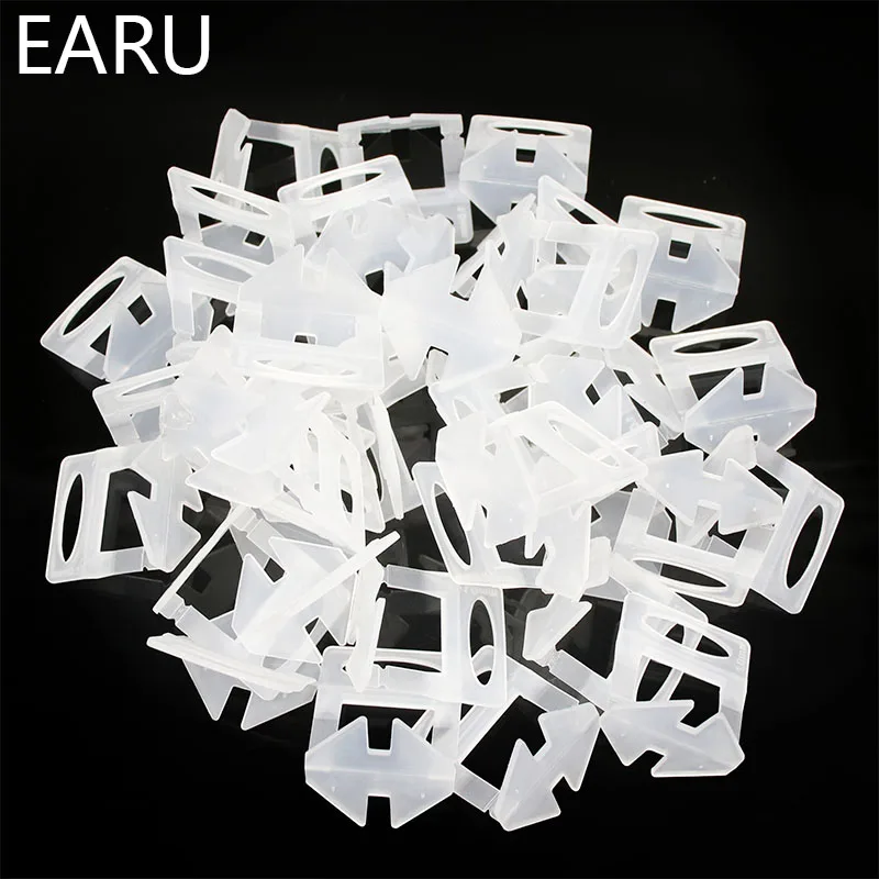 Nivelador de Pisos Nivelamento de Telhas Grampos + 200 Cerâmicos Plástico Cunhas Piso Parede Carrelagem Ferramentas Braçadeiras Localizador 100 Peças Nivelador 300 - Image 6