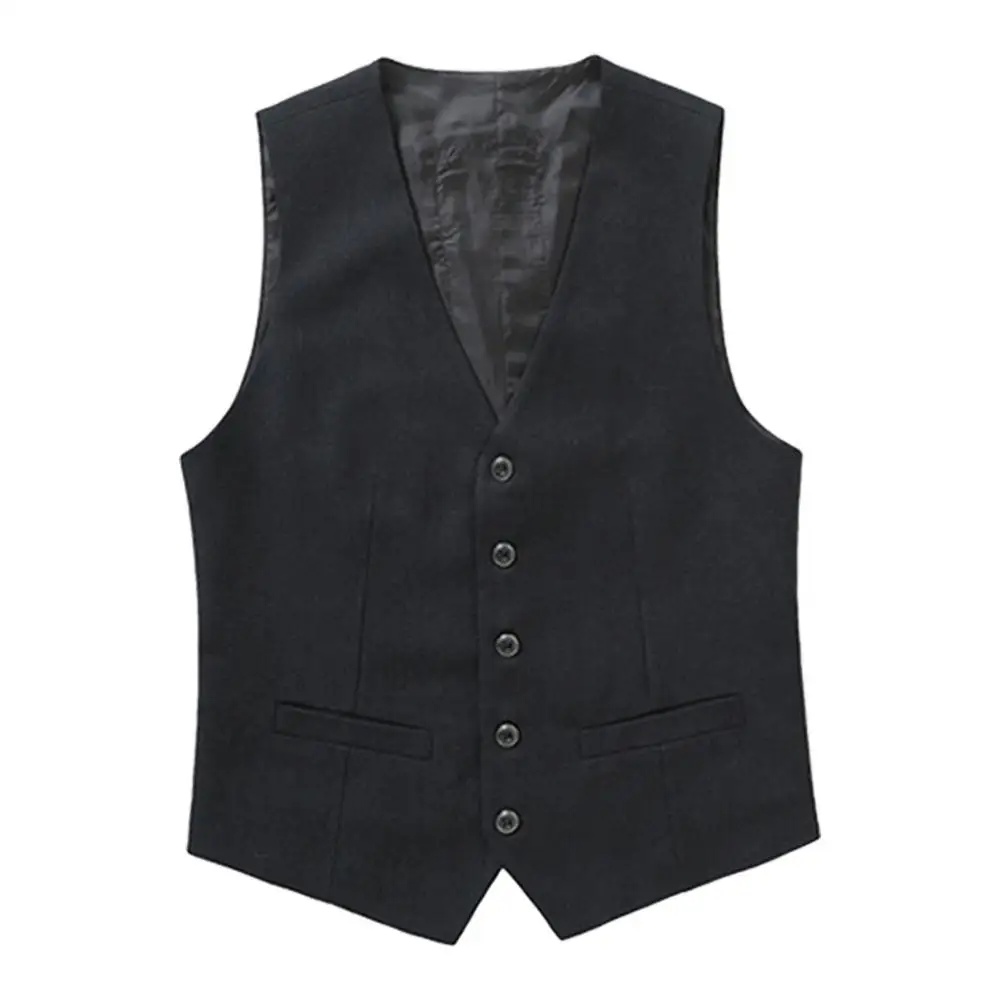 Черный USB Men Suit V Neck Smart Fiber Charging HCharging Fever Vest Formal Jacket - Цвет: Черный