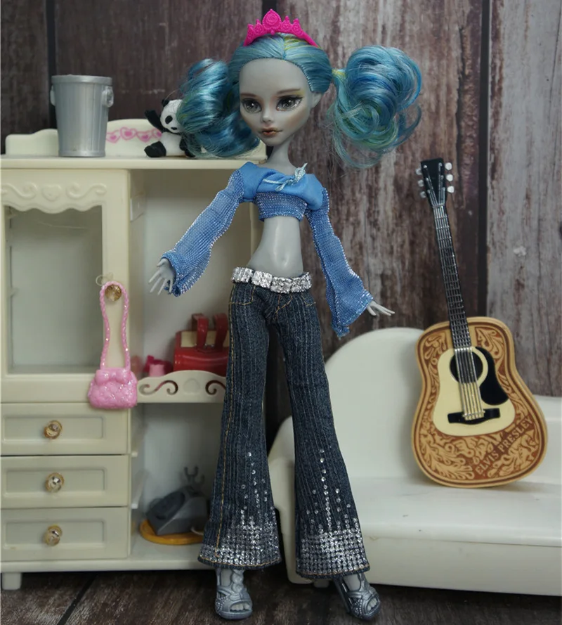 Лидер продаж качественная Мягкая Повседневная одежда Monstering High Doll ручной работы