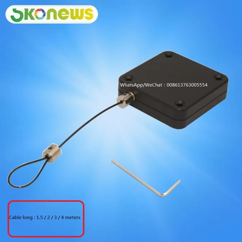 50 pcs Retractable cable Pull Box traction rope for HTC VIVE Bracket Automatic Take-up wire Winder VR Head Special Line Receptor |