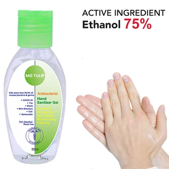 

50ml*10pcs Wholesale Hand Sanitizer Gel Anti-Bacteria Moisturizing Liquid Disposable No Clean Waterless Antibacterial Hand Gel
