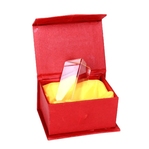 Physics Teaching Precision Science Optical Glass Triangular Prism 1.97 inch