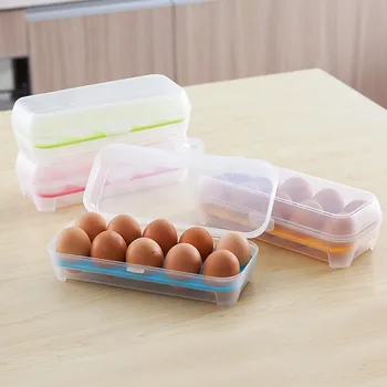 

Storage Boxes Kitchen Fresh Keeping Storage Boxes 10 Grid Crisper Food Storage Container Fresh Eggs Box Case Refrigerator