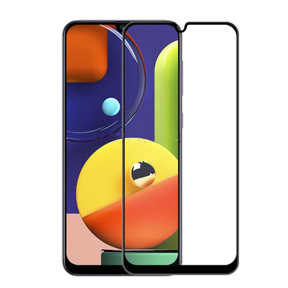 50PcsLot  9D Full Curved Tempered Glass For Samsung Galaxy A10S A20S A30S A40S A50S A70S A51 A71 A91 M30S Screen Protector