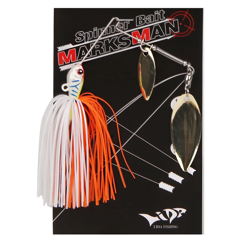 ARDEA Fishing Lure Spinner Bait Hard Lure 16.3g spoon metal bait Attract Rotating Sequin Pike swivel lure