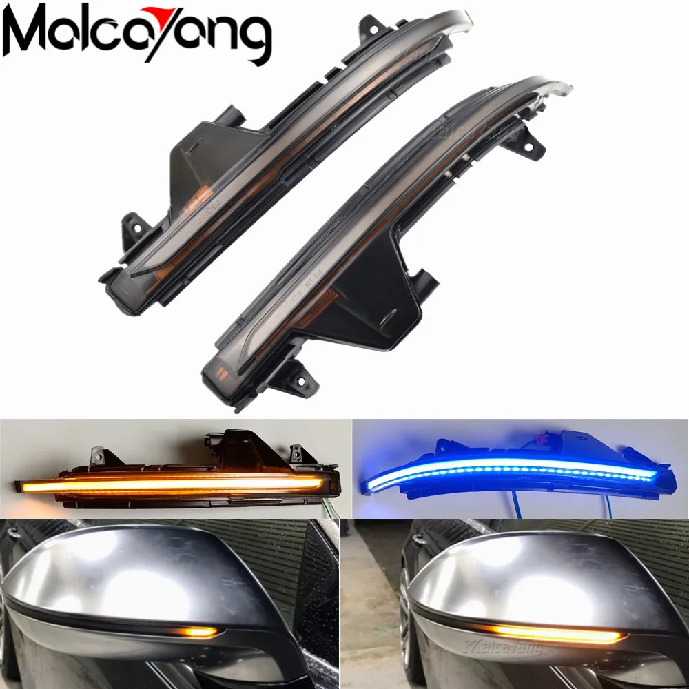 For Audi A7 S7 RS7 2011 2013 2014 2015 2016 2017 LED Turn Signal Rearview Mirror Light Flasher Indicator Dynamic Blinker