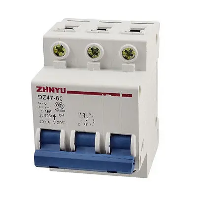 Пластик оболочки DZ47-63 16A 3 полюс минивключатель