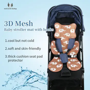 

Baby Summer Cool Pad Stroller Kid Seat Accessories Breathable 3D Cushion Mat Newborn Infant Travel Car Pram Chair Mattress