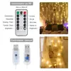 3x3m LED Curtain Garland USB Fairy Festoon Curtain Light With Remote Control Curtain Light Christmas Decorations for Home ► Photo 2/6