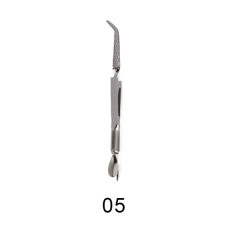 05 Nail Action нержавеющая сталь tweezers Cross Nail стильная клипса инструменты для маникюра формирующий Пинцет акриловый УФ гель кривая фиксированная Щепка - Цвет: 05