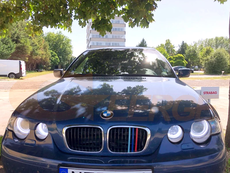 Отличные COB led Ангельские Глазки набор halo кольца ультра яркие для BMW 3 серии E46 Compact