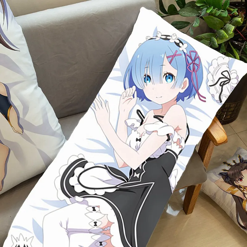 Наволочки с рисунком аниме RE ZERO Start Life in other World пикантное 3D двухстороннее