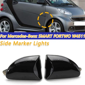 

COOYIDOM 1Pair Turn Signal Light LED Side Marker Lights Side Repeater Lamp 12V Panel Lamp For Mercedes SMART FORTWO W451