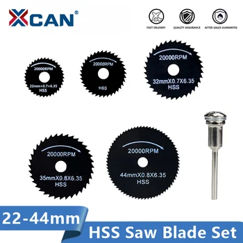 

XCAN HSS Saw Blade 1 Set Nitride Coated Mini Circular Saw Blade For Wood/Metal Rotary Tools Cutting Di