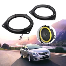2 шт. 6," автомобильный аудио стерео динамик адаптер крепление черное кольцо-распорка Кронштейн Держатель для Toyota серии универсальный Рог 7.9x7.9x6.7 ″