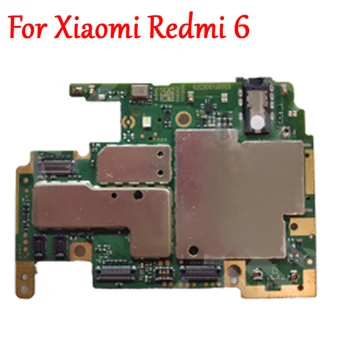 

(Tested)Full Work Original Unlock Motherboard For Xiaomi Hongmi Redmi 6 Redmi6 Logic Circuit Board Plate Global Firmware