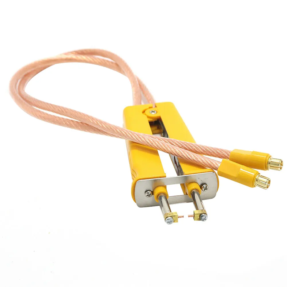 

HB-71B Spot Welding Pen Copper Professional Durable Handheld O Type Power Tool Compact For Battery Yellow For 709A 709AD Series