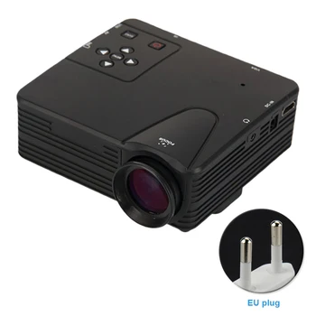 

Office Full HD Home LCD With Remote Control Mini Projector HIFI Speaker 400 Lumens TV Video Player Living Room Outdoor Bedroom