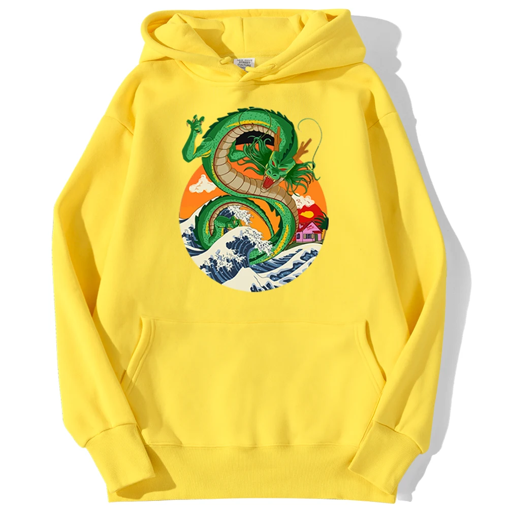 

Japanese Anime Dragon Ball Shenron Hoodie Men High Quality Street Sweatshirts Fleece Warm Sweatshirt Funny Hip Hop Hoodies