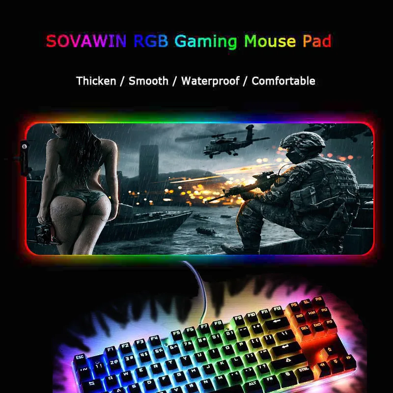 XGZ Battlefield Giel игровой RGB коврик для мыши геймер ПК компьютерный коврик для мыши коврик с подсветкой Mause большой коврик для мыши стол Клавиатура компьютерные мыши с подсветкой коврик