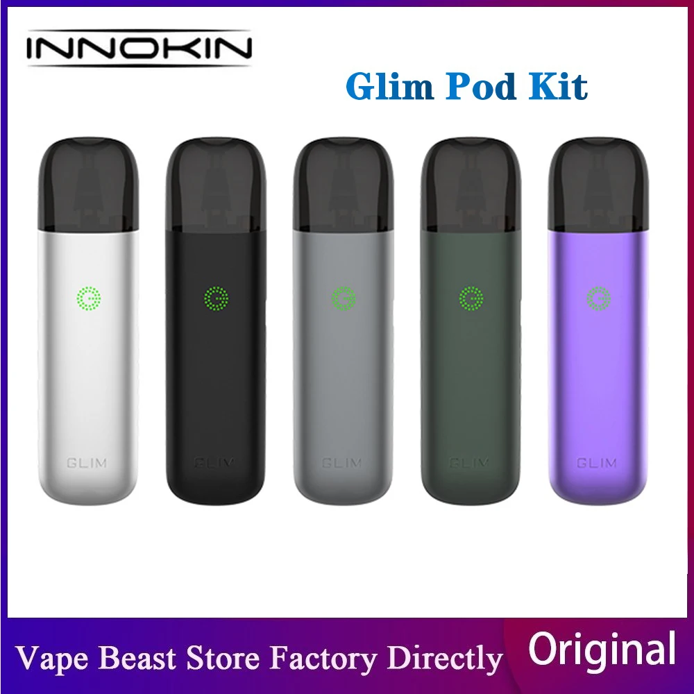 Набор электронных сигарет Orignal Innokin Glim Pod с встроенным аккумулятором 500 мАч