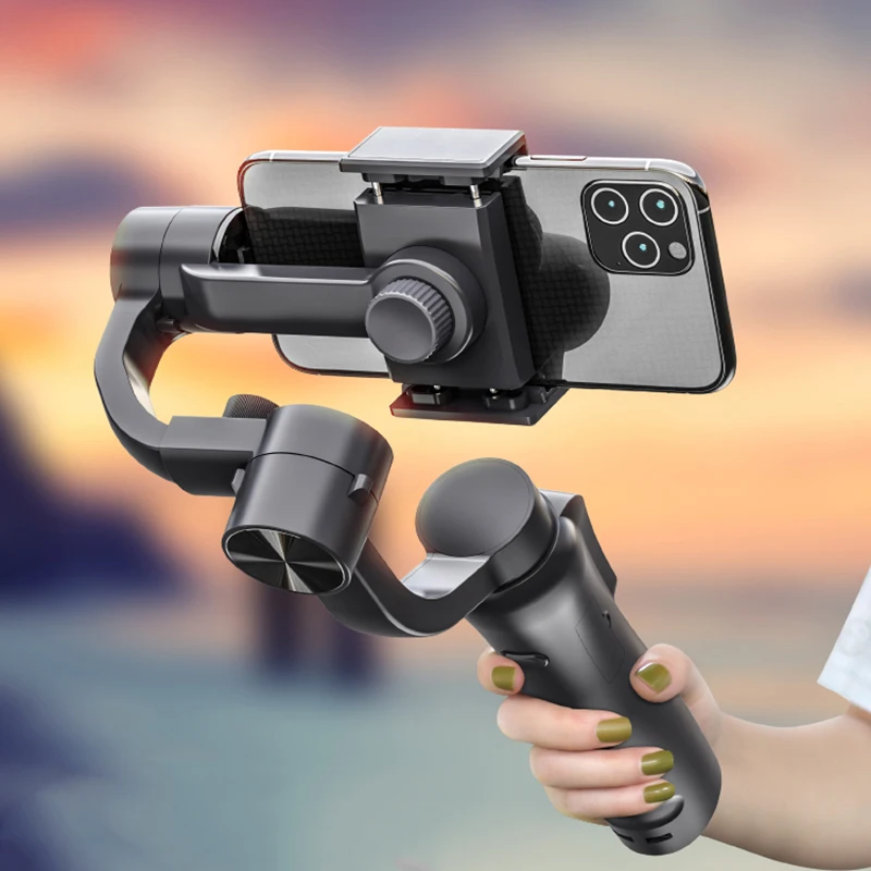 NULIER мобильный телефон Gimbal Smart трехосевой стабилизатор Anti-Shake Портативная