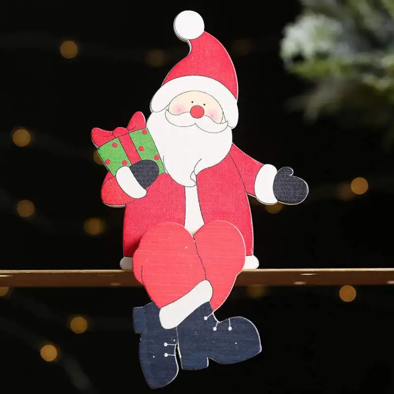 

2019 Christmas Decorations for Home Wooden Christmas Tree Ornaments Xmas Gift for Kids
