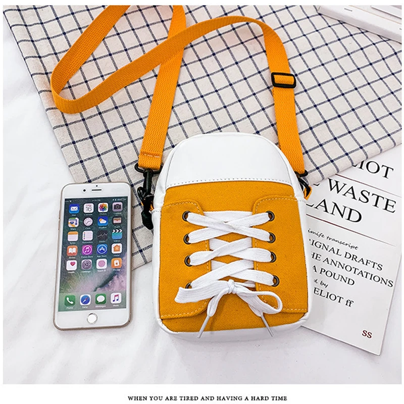 Universal Fashion Small Crossbody Bags Women Mini Canvas Bag Shoulder Messenger For Girls Pink Bolsas Ladies Phone Purse Zip | Мобильные