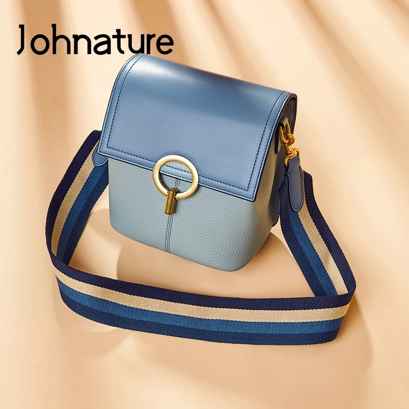 Johnature, новинка, модная сумка-мессенджер из воловьей кожи, женские маленькие сумки, сумка-мешок из натуральной кожи для отдыха, сумки через плечо и сумки через плечо