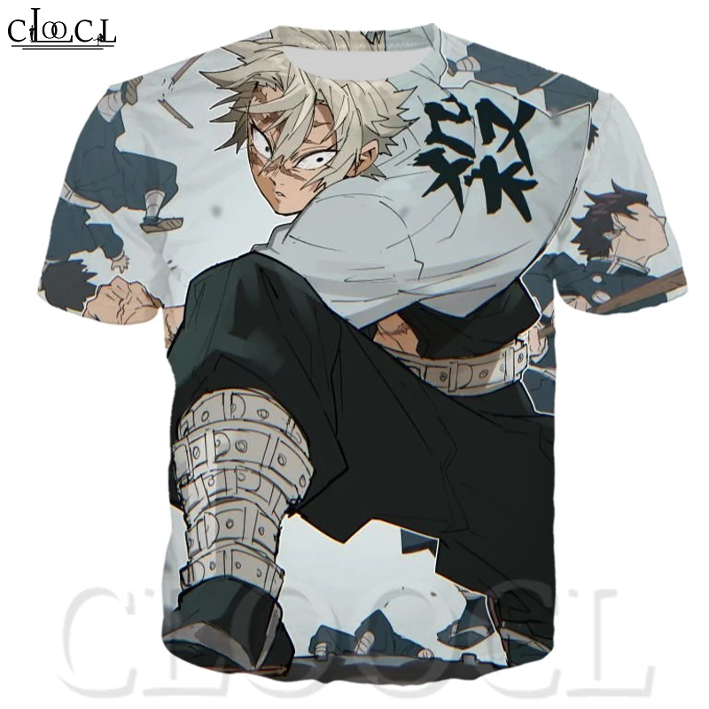 Мужская футболка с короткими рукавами CLOOCL Kimetsu No Yaiba Tomioka Giyuu в японском стиле