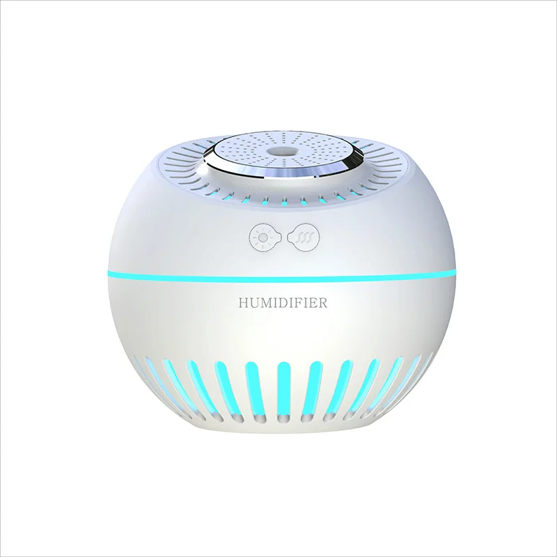 Mini Ultrasonic Air Humidifier 380ml USB Aroma Diffuser Essential Oil Aromatherapy 4 Color LED Night Light Lamp With power Bank