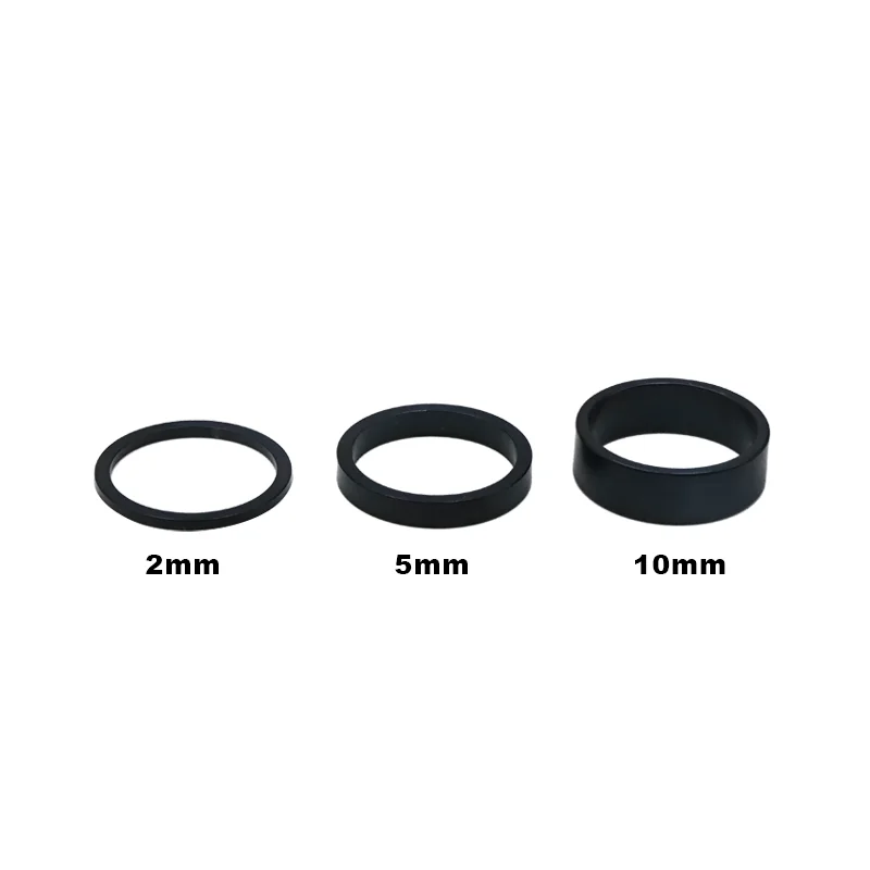 Bicycle Fork Washer Aluminum Alloy Adjustment Headset Spacers Raise Handlebar Ring MTB Cycling Accessories 2/5/10mm