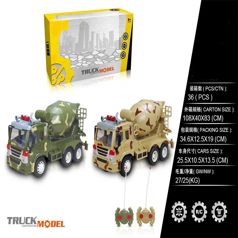 

Children Model Remote Control Engineering Vehicle Mixer Truck Concrete Mixer Cement Truck Remote Control Engineering Vehicle Toy