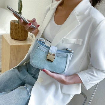 

Alligator Pattern Leather Women Handbag Classic Texture Creative Delicate Design Female Pure Underarm Shoulder Tote Bag